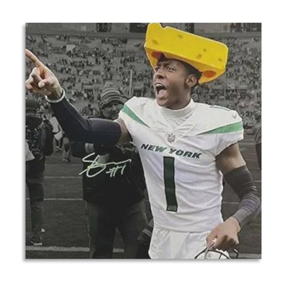 Breece Hall And Sauce Gardner Canvas Poster 12x12inch(30x30cm)