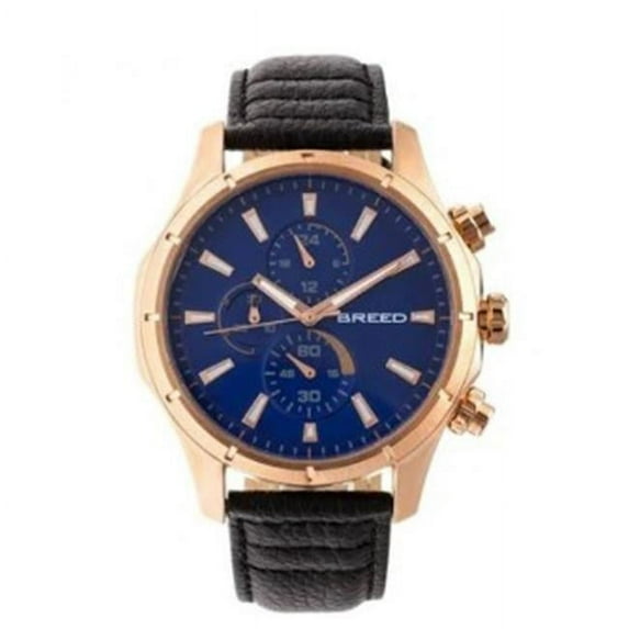 Lacroix Rose Gold/Black | Blue Dial