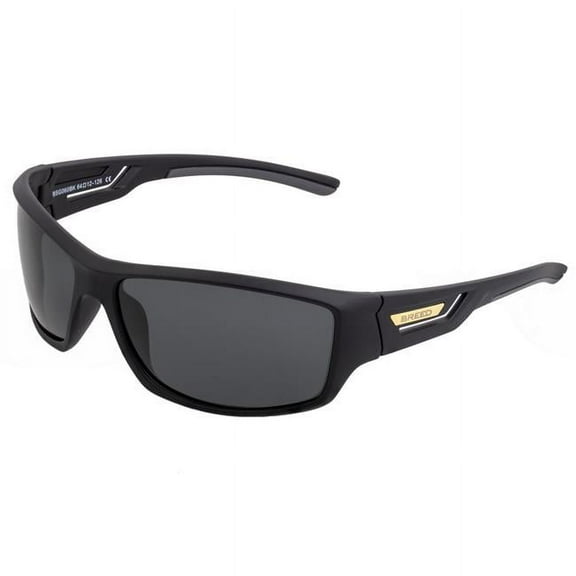 Breed BSG060BK Breed Aquarius Polarized Sunglasses - Black/Black