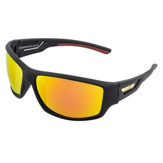 Breed BSG060RD Breed Aquarius Polarized Sunglasses - Black/Red-Yellow