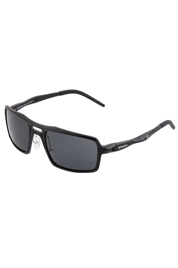 BSG062GD Orpheus Aluminum Polarized Sunglasses, Gold & Black