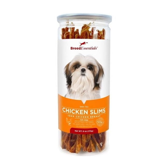Breed Essentials 197247000518 6 oz Chicken Slims - Shih Tzu