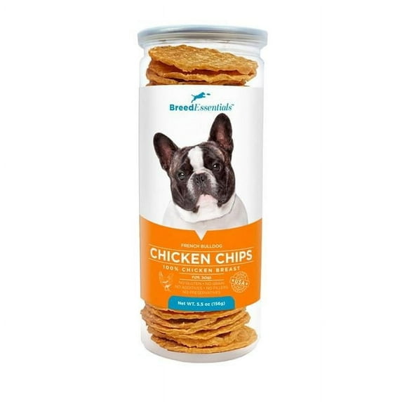 Breed Essentials 197247000679 5.5 oz Chicken Chips - French Bulldog