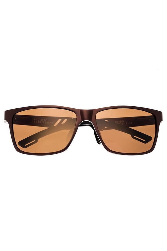 Breed Sunglasses 024BN Pyxis Titanium Sunglasses, Brown