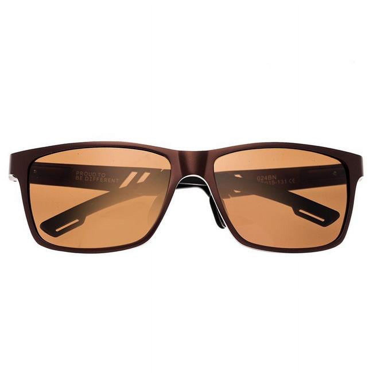 Breed Sunglasses 024BN Pyxis Titanium Sunglasses&#44; Brown - image 1 of 3