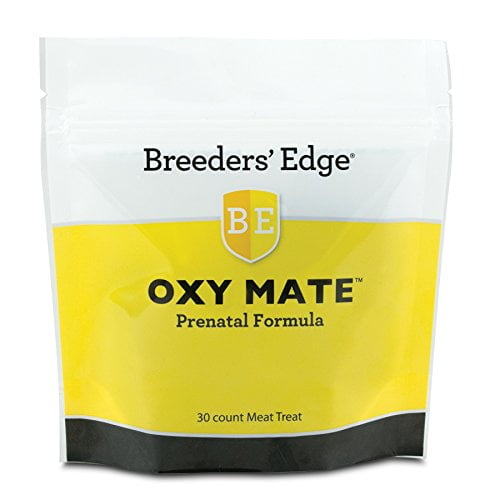 Revival Animal Health Breeder's Edge Oxy Mate - Prenatal Supplement for Dogs & Cats - 30ct Meat Treats