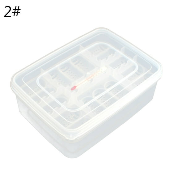 Breeding Box Visible Egg Incubator 16 Compartments Incubator for Snake Tortoise Hatching