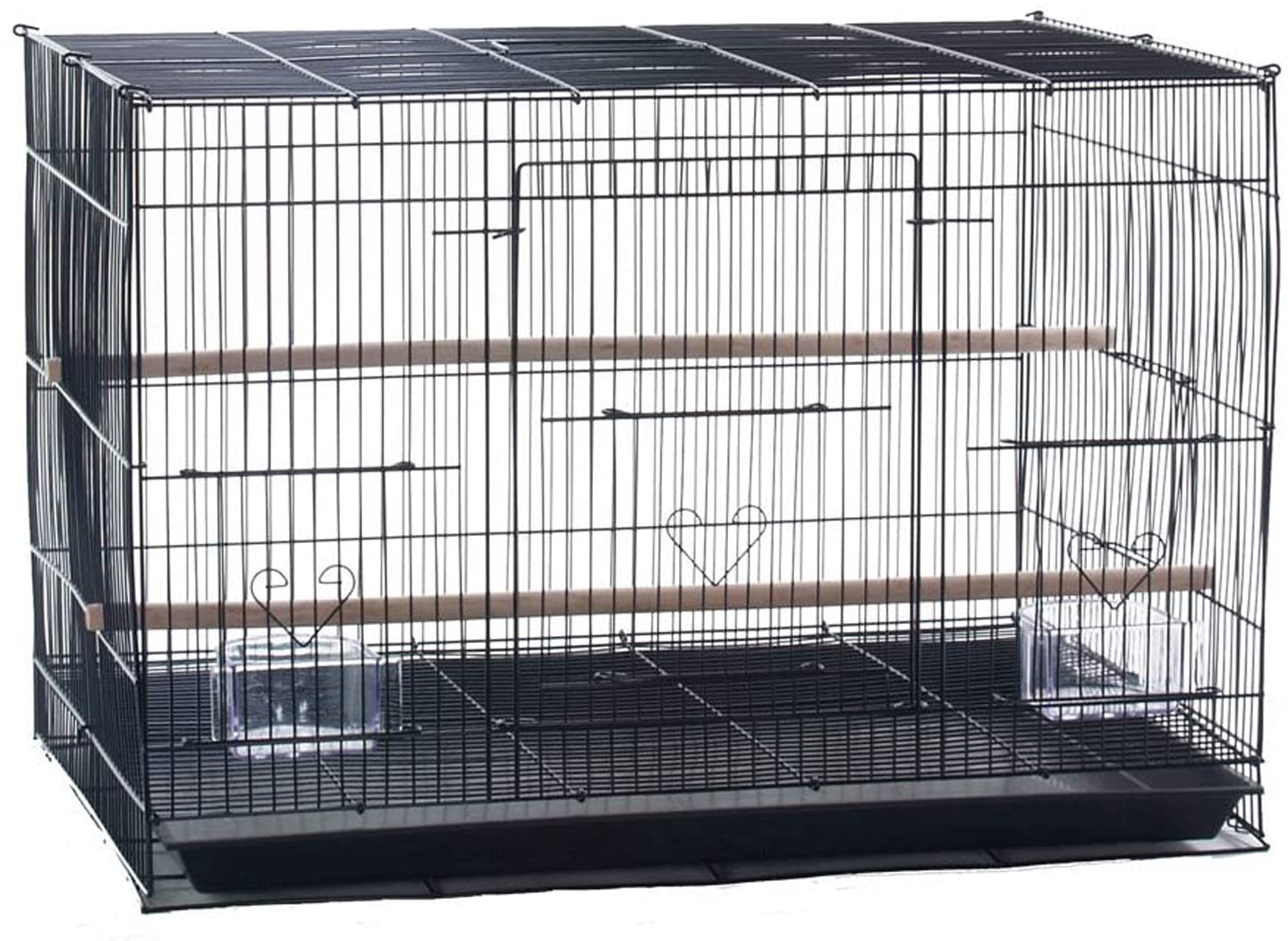 Breeding Breeder Bird Flight Cage 24" x 16" x 16"H For Finches Parakeets Lovebirds Aviaries Canaries Budgies Parakeets