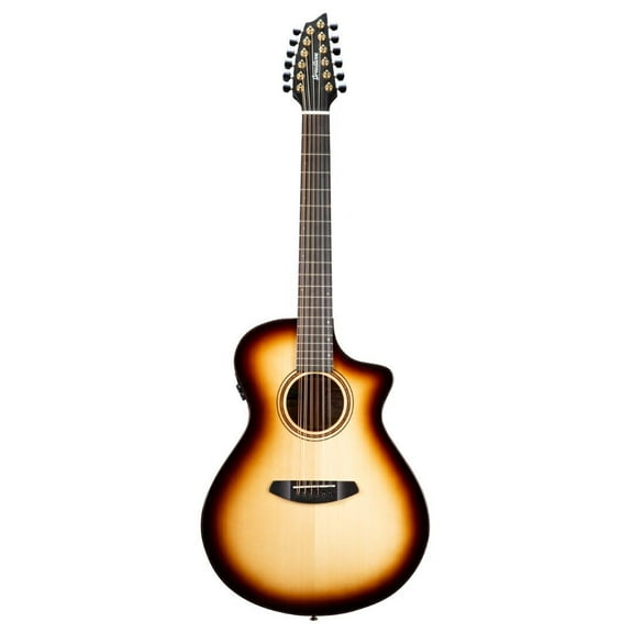 Breedlove Artista Pro Concert 12 String Right-Handed Acoustic-Electric Guitar with European-Myrtlewood Body (Burnt Amber Burst)