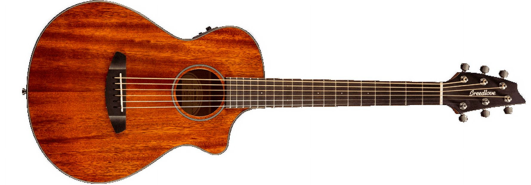 Breedlove Discovery Companion CE Acoustic Electric Travel Guitar , All Mahogany