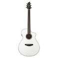 thumbnail image 1 of Breedlove Discovery S Concert 6-String Right-Handed CE Guitar with European Spruce Top, African Mahogany Neck, and Ovangkol Fretboard (Satin White), 1 of 7