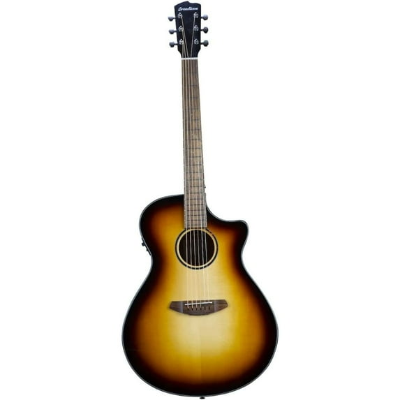 Breedlove Discovery S Concerto Edgeburst Europe-African Mahogany Acoustic Guitar