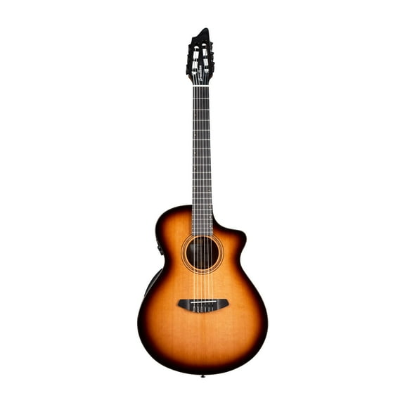 Breedlove Organic Solo Pro Concert CE Nylon Acoustic Electric w/Case, Edgeburst