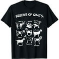 thumbnail image 1 of Breeds of Goats Farmer Women Goat T-Shirt, 1 of 5
