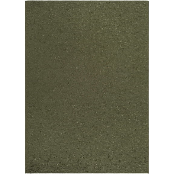 BoutiqueRugs Breena Traditional, Transitional Area Rug - Machine Washable - Olive - 5' x 7'