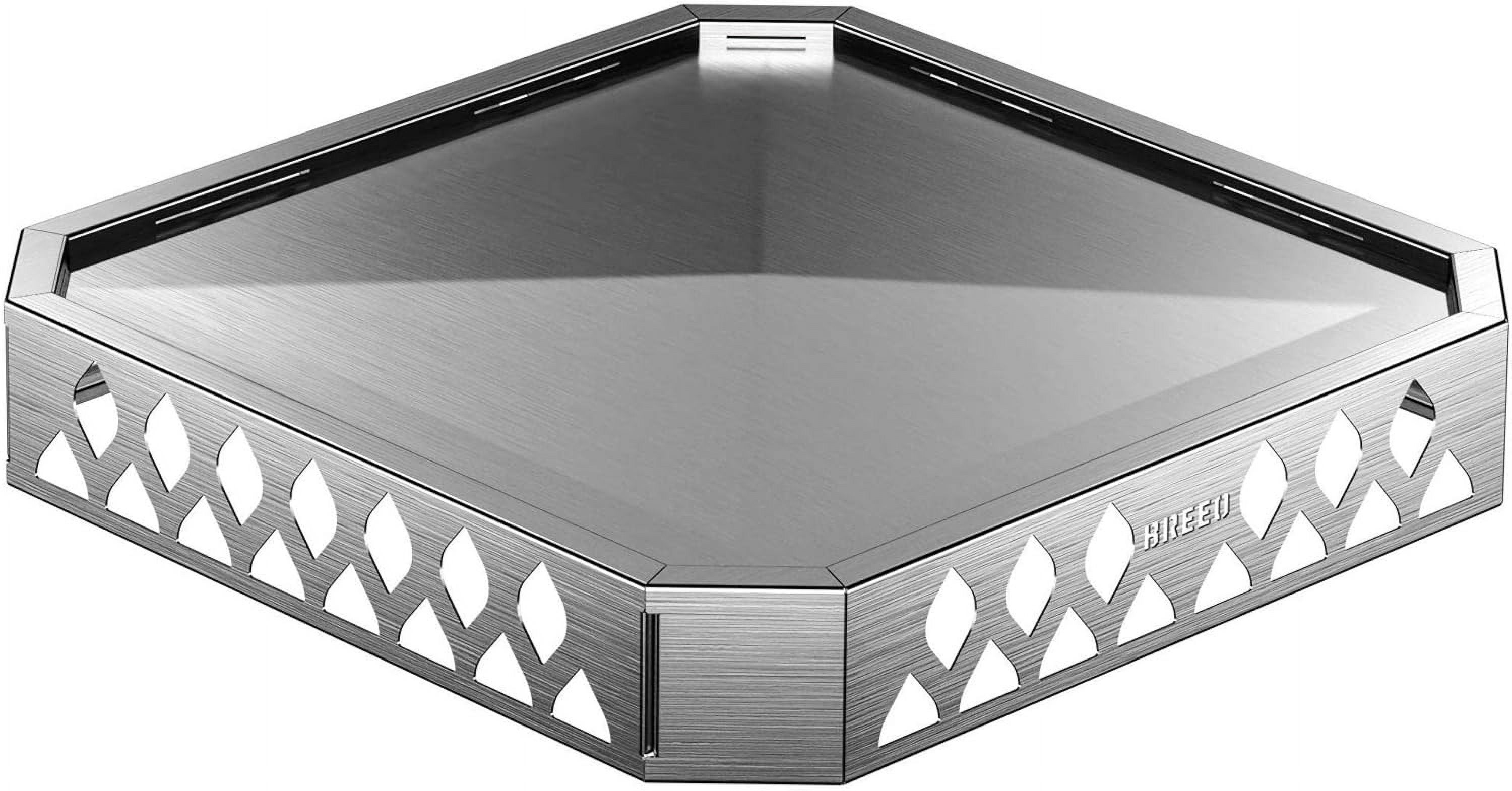 Breeo Base X24 (25.6 Inch) Fire Pit Deck Protector Stainless Steel