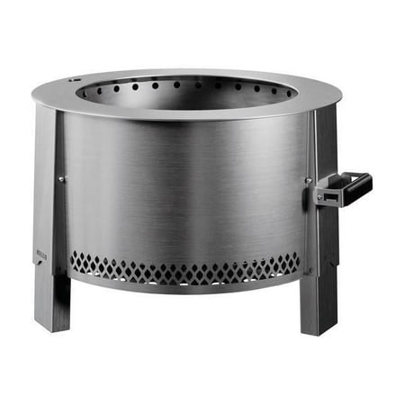 Breeo Multi-Fuel Stainless Steel Fire Pit Portable wih Smokeless Weather Resistant