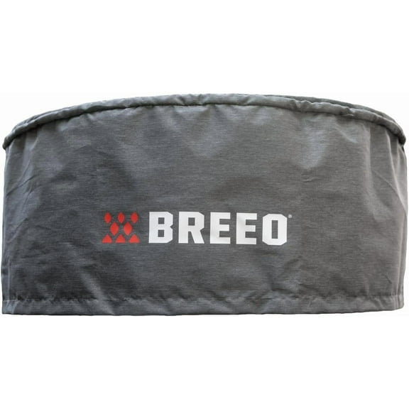 Breeo X Series Fire Pit Cover for 24 (27.5") - Round Fire Pit Cover - Marine Grade Water-Resistant Cover w/ anti-sag support - Durable Fire Pit Shelter