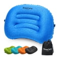 thumbnail image 1 of BreezCamp Ultralight Inflatable Camping Pillow - Compact, Ergonomic for Neck & Lumbar Support | Ideal for Hiking, Backpacking, 1 of 8