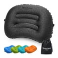 thumbnail image 1 of BreezCamp Ultralight Inflatable Camping Pillow - Compact, Ergonomic for Neck & Lumbar Support | Ideal for Hiking, Backpacking, 1 of 8