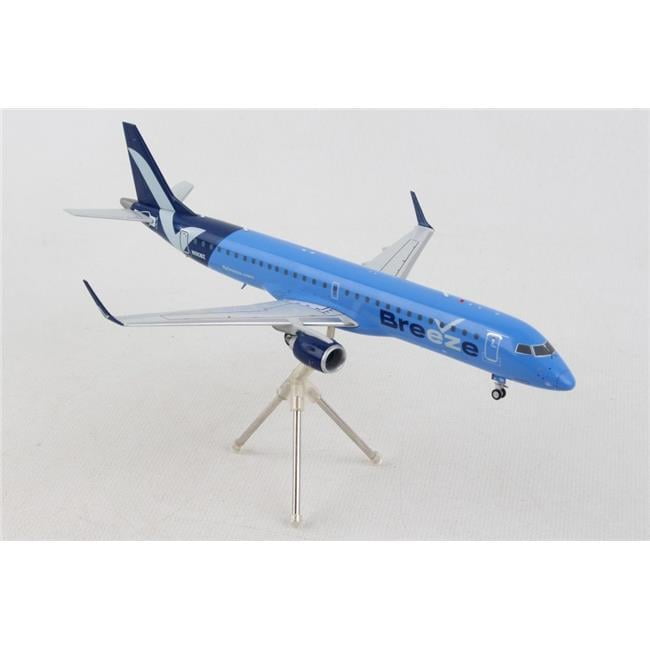 Breeze Airways E195 1-200 Scale Reg-N190BZ Airplane - Walmart.com Breeze Airways E195 1-200 Scale Reg-N190BZ Airplane - Walmart.com