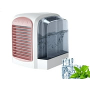 Breeze Box Air Conditioner, Breezebox Fan, Breeze Box Portable Ac, Fast Cooling with Dynamic Ice Mist Technology for Bedroom Office Home (Pink)