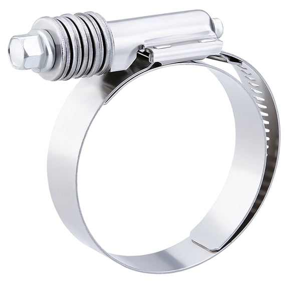 Breeze Constant-Torque SS Hose Clamp, Worm-Drive, SAE Size 12, 11/16" to 1-1/4" Dia, 9/16" Band Width (Pack of 10)