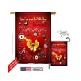 thumbnail image 1 of Breeze Decor 01003 Valentines Candy Love 2-Sided Vertical Impression House Flag - 28 x 40 in., 1 of 4