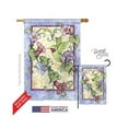 thumbnail image 1 of Breeze Decor 05035 Birds Hummingbird with Trumpet Flowers 2-Sided Vertical Impression House Flag - 28 x 40 in., 1 of 2