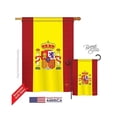 thumbnail image 1 of Breeze Decor 08075 Spain 2-Sided Vertical Impression House Flag - 28 x 40 in., 1 of 2