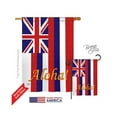 thumbnail image 1 of Breeze Decor 08121 States Hawaii 2-Sided Vertical Impression House Flag - 28 x 40 in., 1 of 7