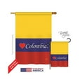 thumbnail image 1 of Breeze Decor 08161 Colombia 2-Sided Vertical Impression House Flag - 28 x 40 in., 1 of 4
