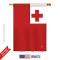 thumbnail image 1 of Breeze Decor 08362 Tonga 2-Sided Vertical Impression House Flag - 28 x 40 in., 1 of 2