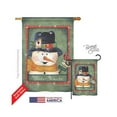 thumbnail image 1 of Breeze Decor 14092 Winter Winter Friends 2-Sided Vertical Impression House Flag - 28 x 40 in., 1 of 2