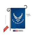 thumbnail image 1 of Breeze Decor 58053 Military US Air Force 2-Sided Impression Garden Flag - 13 x 18.5 in., 1 of 1