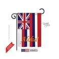thumbnail image 1 of Breeze Decor 58121 States Hawaii 2-Sided Impression Garden Flag - 13 x 18.5 in., 1 of 7