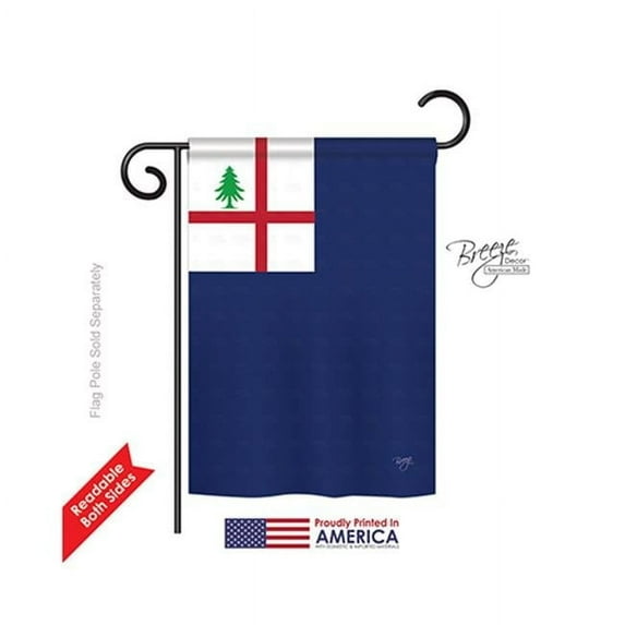 Breeze Decor 58179 Historic Bunker Hill 2-Sided Impression Garden Flag - 13 x 18.5 in.