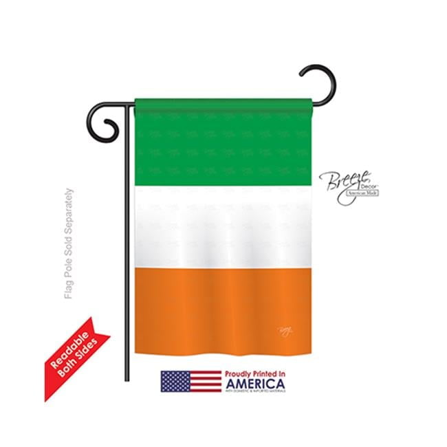 Patriotic Ireland Flag Polyester Garden Banner