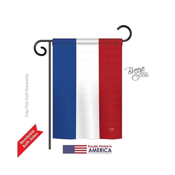 Breeze Decor 58280 Netherlands Country 2-Sided Impression Garden Flag - 13 x 18.5 in.