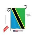 thumbnail image 1 of Breeze Decor 58363 Tanzania 2-Sided Impression Garden Flag - 13 x 18.5 in., 1 of 2