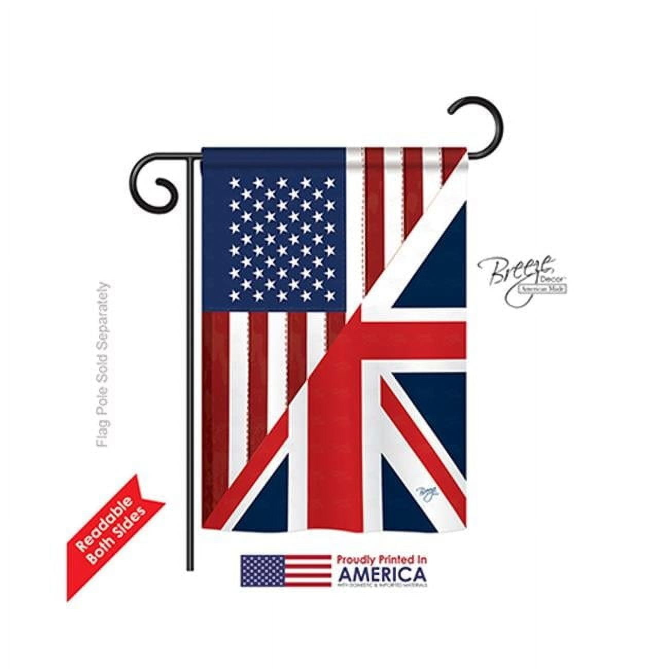 Patriotic US UK Friendship Durable Garden Flag