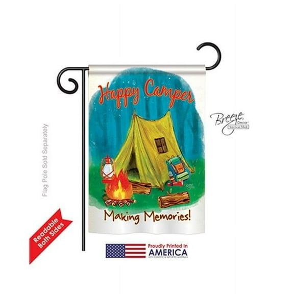 Breeze Decor 59047 Making Memories 2-Sided Impression Garden Flag - 13 x 18.5 in.