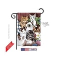thumbnail image 1 of Breeze Decor 60069 Pets Cuddly Kittens 2-Sided Impression Garden Flag - 13 x 18.5 in., 1 of 2