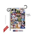 thumbnail image 1 of Breeze Decor 60081 Pets Working Paws 2-Sided Impression Garden Flag - 13 x 18.5 in., 1 of 2