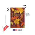 thumbnail image 1 of Breeze Decor 63047 Harvest & Autumn Fall Leaves 2-Sided Impression Garden Flag - 13 x 18.5 in., 1 of 2