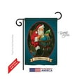 thumbnail image 1 of Breeze Decor 64001 Christmas Hes Making a List 2-Sided Impression Garden Flag - 13 x 18.5 in., 1 of 2