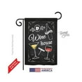 thumbnail image 1 of Breeze Decor 67002 Wine House 2-Sided Impression Garden Flag - 13 x 18.5 in., 1 of 2
