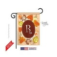 thumbnail image 1 of Breeze Decor 80044 Autumn R Monogram 2-Sided Impression Garden Flag - 13 x 18.5 in., 1 of 2