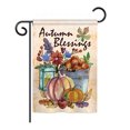 thumbnail image 1 of Breeze Decor - Autumn Blessings Fall - Seasonal Harvest & Autumn Impressions Decorative Vertical Garden Flag 13" x 18.5" Printed In USA, 1 of 4
