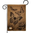 thumbnail image 1 of Breeze Decor BD-BG-G-104002-IP-DB-D-US15-BD 13 x 18.5 in. Butterflies Burlap Garden Friends Bugs & Frogs Impressions Decorative Vertical Double Sided Flag, 1 of 1